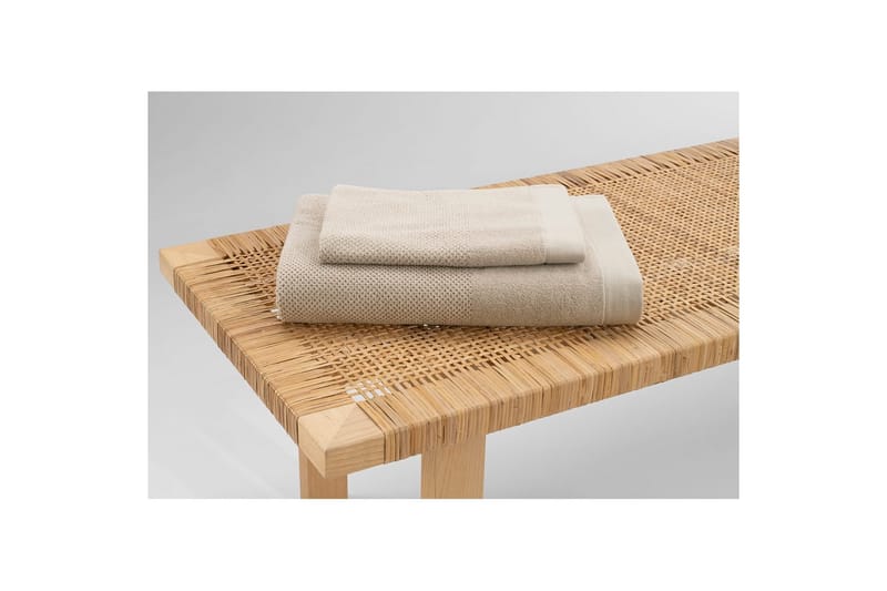 Frotté Enzo 50 x 70 cm Sand - Sand - Textilier & mattor - Badrumstextilier - Handduk