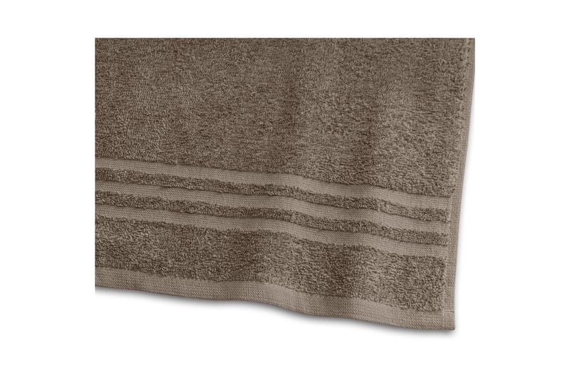 Gästhandduk Basic Frotté - Brun - Textilier & mattor - Badrumstextilier - Handduk