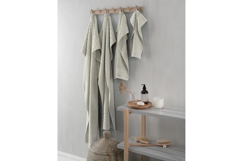 Gästhandduk Basic Frotté - Sand - Textilier & mattor - Badrumstextilier - Handduk