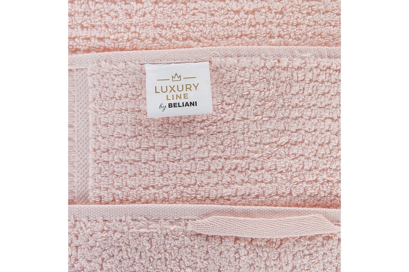 Handduk Atiu set om 2 Rosa - Rosa - Textilier & mattor - Badrumstextilier - Badlakan & badhandduk