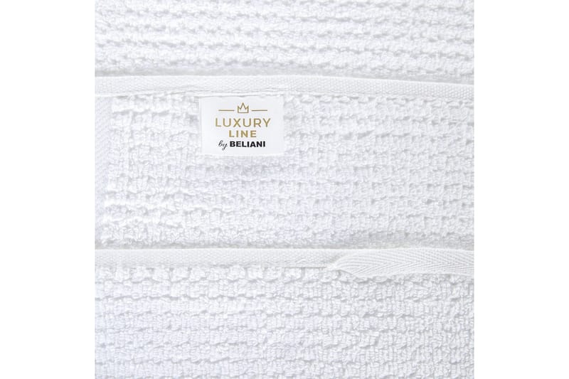 Handduk Atiu set om 2 Vit - Vit - Textilier & mattor - Badrumstextilier - Badlakan & badhandduk