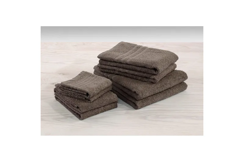 Handduk Basic Frotté - Brun - Textilier & mattor - Badrumstextilier - Handduk