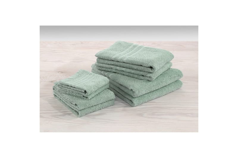 Handduk Basic Frotté - Grön - Textilier & mattor - Badrumstextilier - Handduk