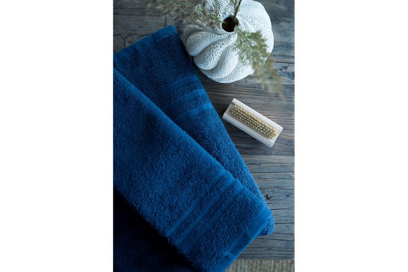 Handduk Basic Frotté - Marinblå - Textilier & mattor - Badrumstextilier - Handduk