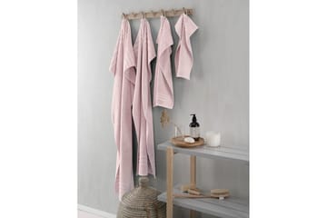 Handduk Basic Frotté - Rosa - Textilier & mattor - Badrumstextilier - Handduk