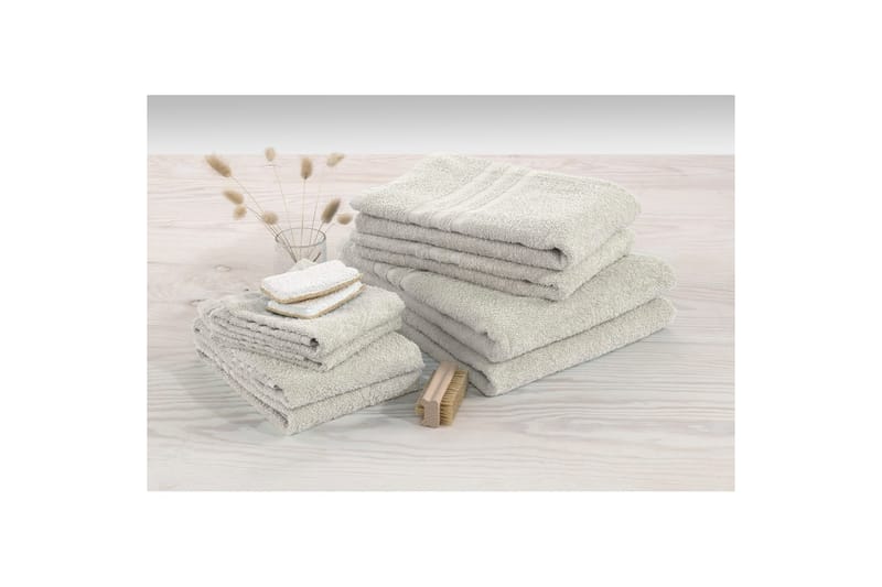 Handduk Basic Frotté - Sand - Textilier & mattor - Badrumstextilier - Handduk