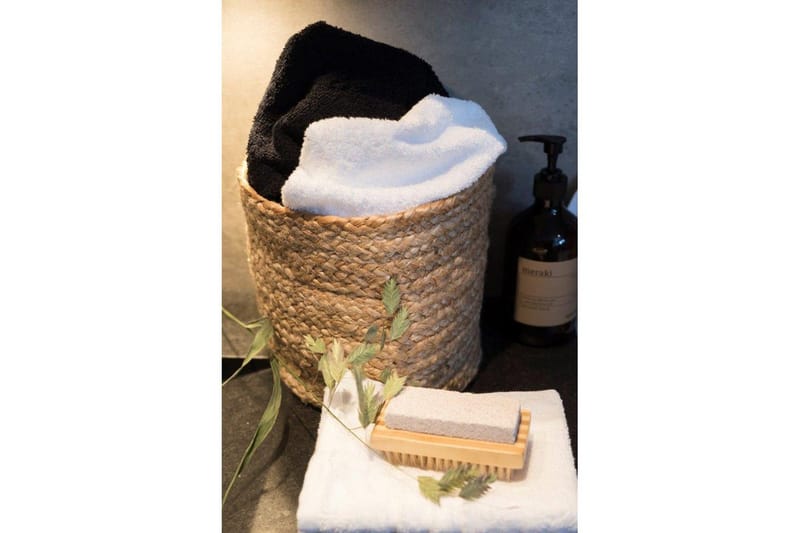 Handduk Basic Frotté - Vit - Textilier & mattor - Badrumstextilier - Handduk