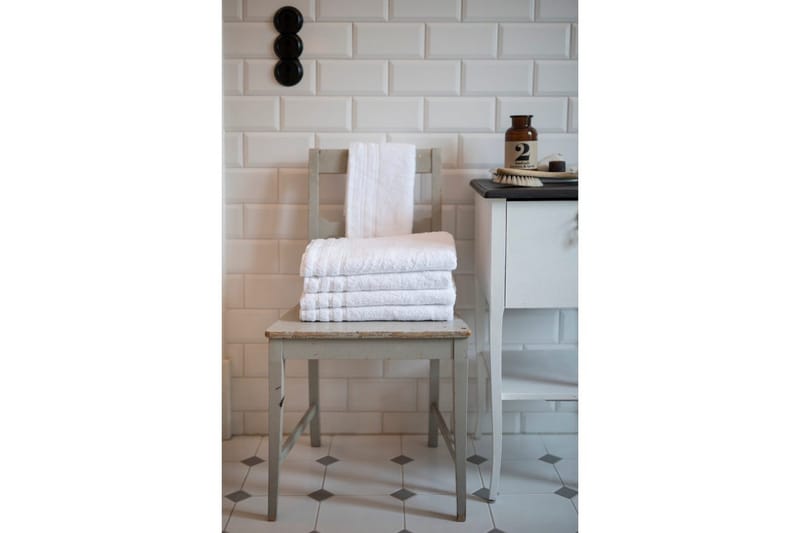 Handduk Corfu Vit - 50 x 70 cm - Textilier & mattor - Badrumstextilier - Handduk