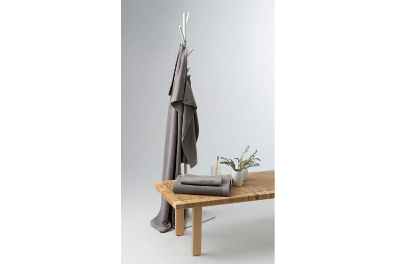 Handduk Enzo 50 x 70 cm - Grå - Textilier & mattor - Badrumstextilier - Handduk