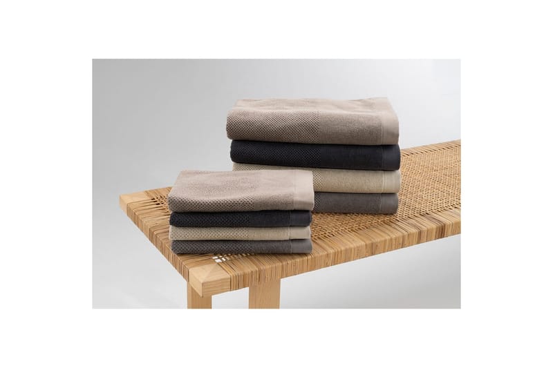 Handduk Enzo 50 x 70 cm - Grå - Textilier & mattor - Badrumstextilier - Handduk