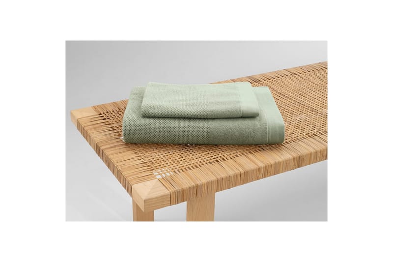 Handduk Enzo 50 x 70 cm Grön - Grön - Textilier & mattor - Badrumstextilier - Handduk