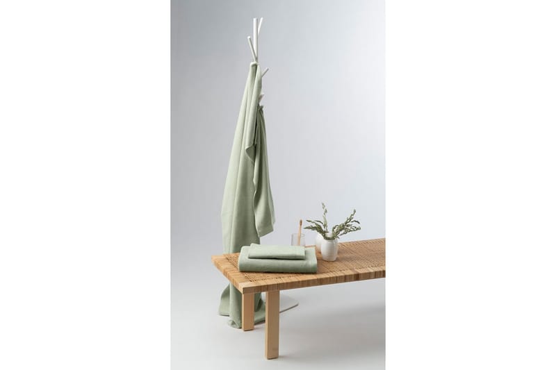 Handduk Enzo 50 x 70 cm Grön - Grön - Textilier & mattor - Badrumstextilier - Handduk