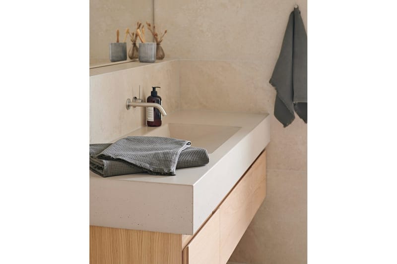 Handduk Haze 50 x 70 cm - Grå - Textilier & mattor - Badrumstextilier - Handduk