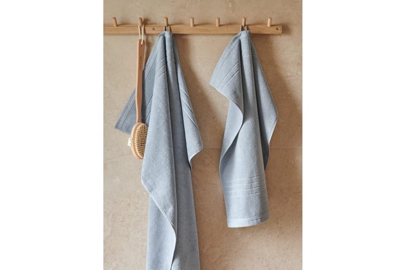 Handduk Helle 50 x 70 cm - Blå - Textilier & mattor - Badrumstextilier - Handduk