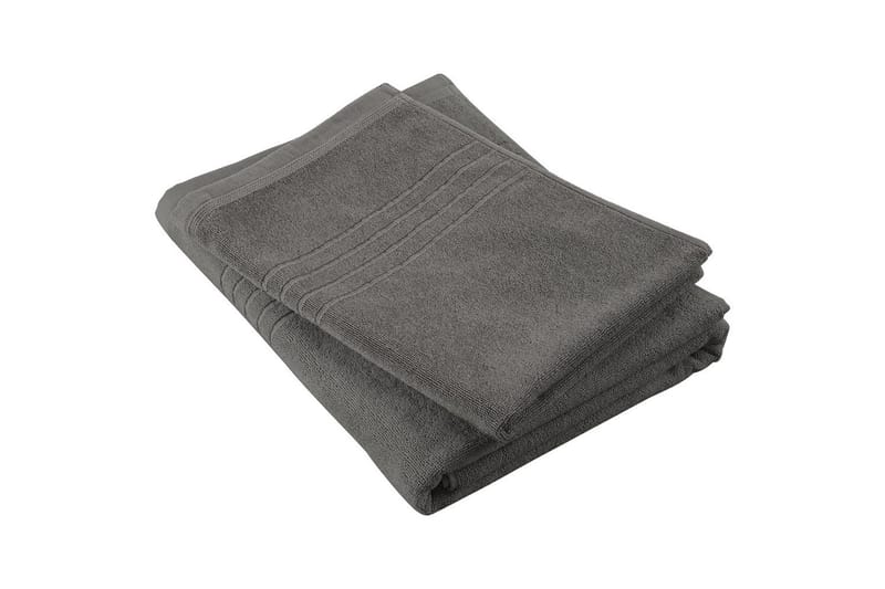 Handduk Helle 50 x 70 cm - Grå - Textilier & mattor - Badrumstextilier - Handduk
