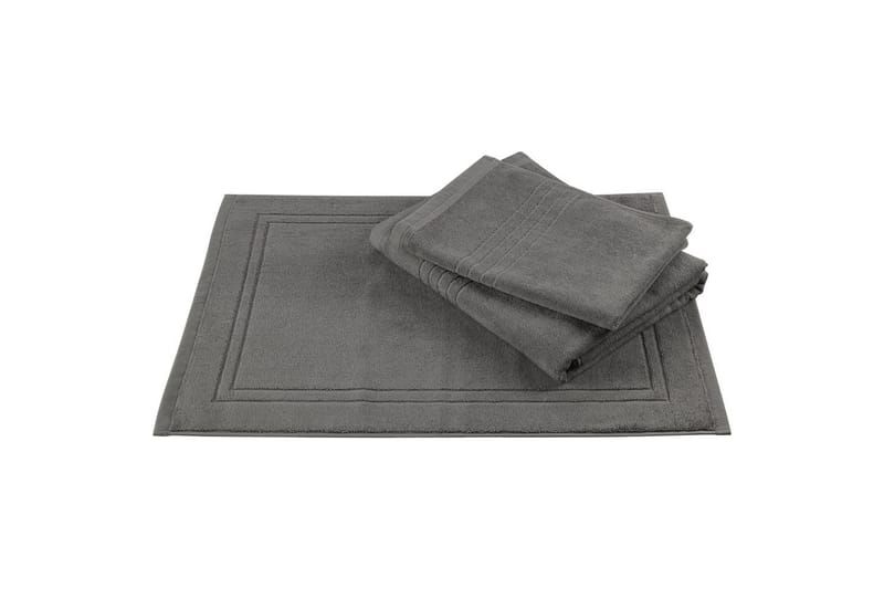 Handduk Helle 50 x 70 cm - Grå - Textilier & mattor - Badrumstextilier - Handduk