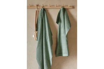 Handduk Helle 50 x 70 cm - Grön - Textilier & mattor - Badrumstextilier - Handduk