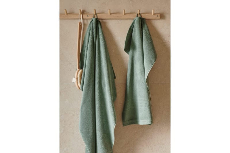 Handduk Helle 50 x 70 cm - Grön - Textilier & mattor - Badrumstextilier - Handduk