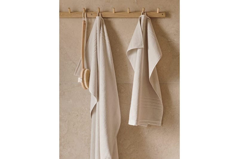 Handduk Helle 50 x 70 cm - Sand - Textilier & mattor - Badrumstextilier - Handduk