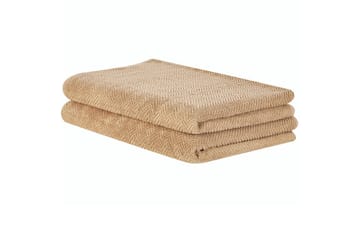 Handduk Mitiaro set om 2 Beige