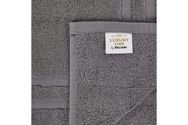 Handduk Mitiaro set om 2 Grå - Grå - Textilier & mattor - Badrumstextilier - Badlakan & badhandduk