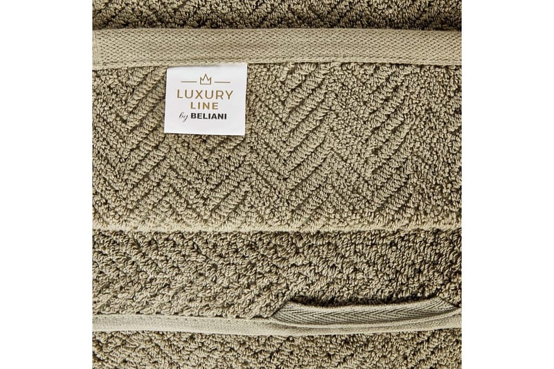 Handduk Mitiaro set om 2 Grön - Grön - Textilier & mattor - Badrumstextilier - Badlakan & badhandduk