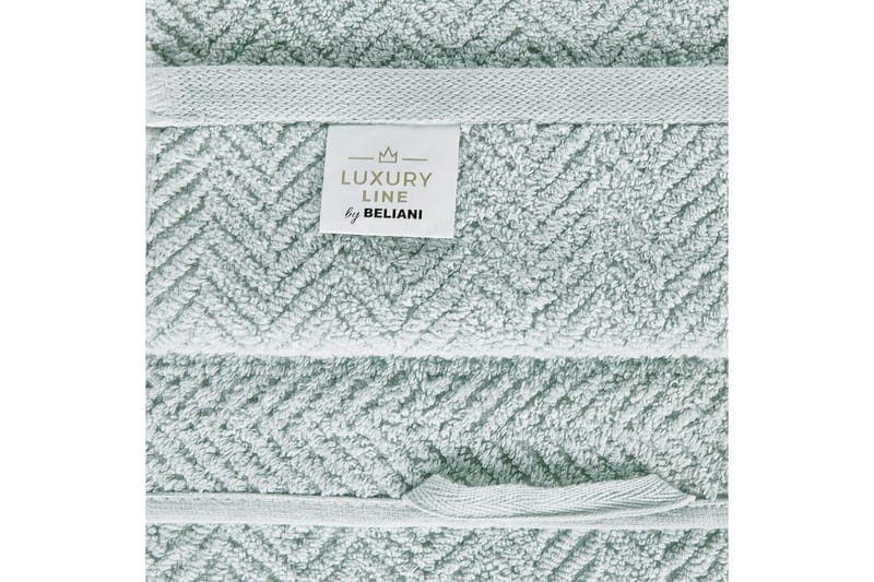 Handduk Mitiaro set om 2 Mintgrön - Mintgrön - Textilier & mattor - Badrumstextilier - Badlakan & badhandduk