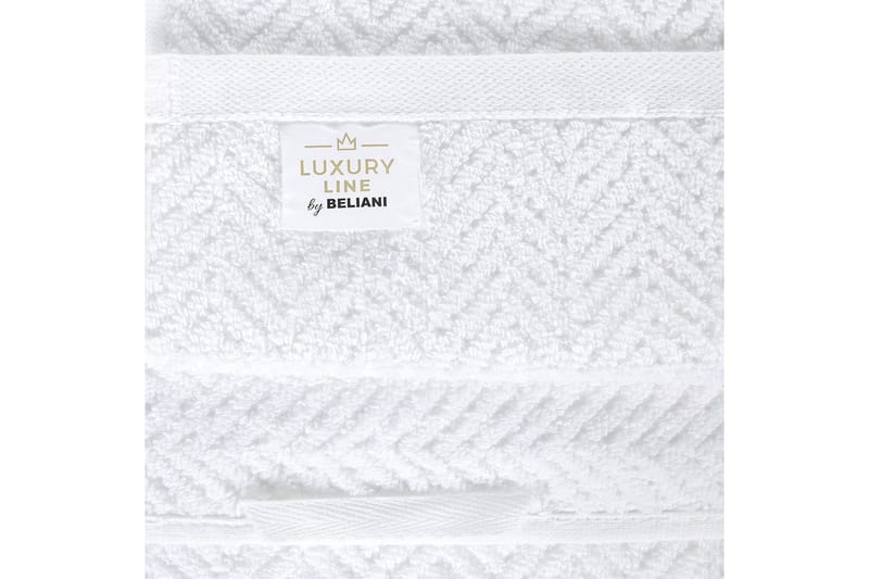 Handduk Mitiaro set om 2 Vit - Vit - Textilier & mattor - Badrumstextilier - Badlakan & badhandduk