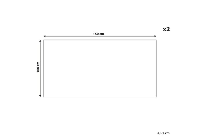 Handduk Mitiaro set om 2 Vit - Vit - Textilier & mattor - Badrumstextilier - Badlakan & badhandduk