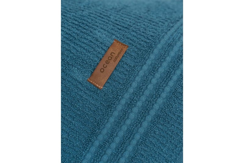 Handduksset (3 delar) Loraford Petrolblå - Petrolblå - Textilier & mattor - Badrumstextilier - Handduk