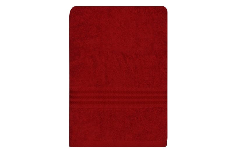 Hobby Badhandduk 70x140 cm - Röd - Textilier & mattor - Badrumstextilier - Badlakan & badhandduk