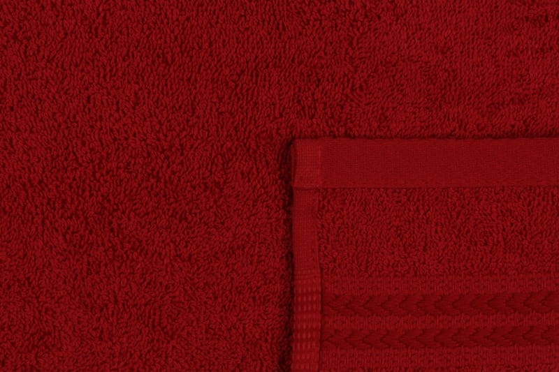Hobby Handduk 30x50 cm - Röd - Textilier & mattor - Badrumstextilier - Handduk