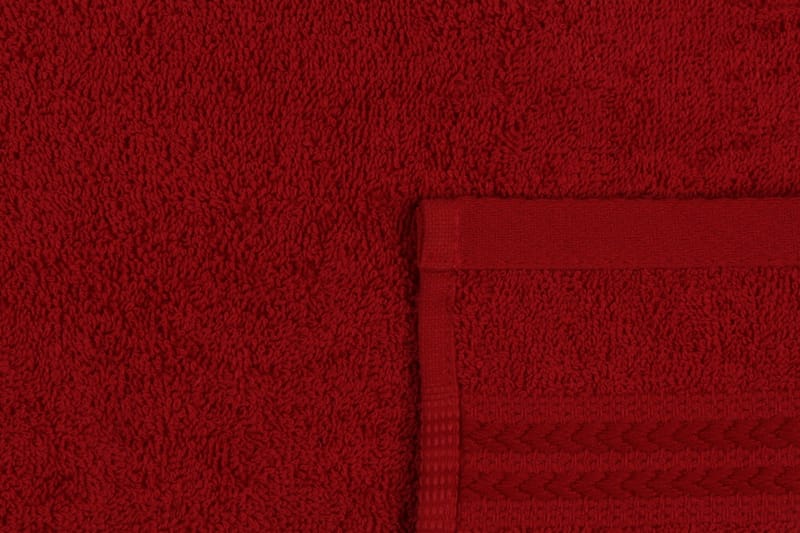 HOBBY Handduk 30x50 Röd - Textilier & mattor - Badrumstextilier - Handduk