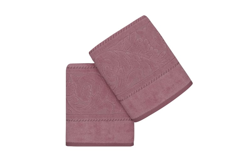 HOBBY Handduk 50x90 2-pack Rosa - Textilier & mattor - Badrumstextilier - Handduk