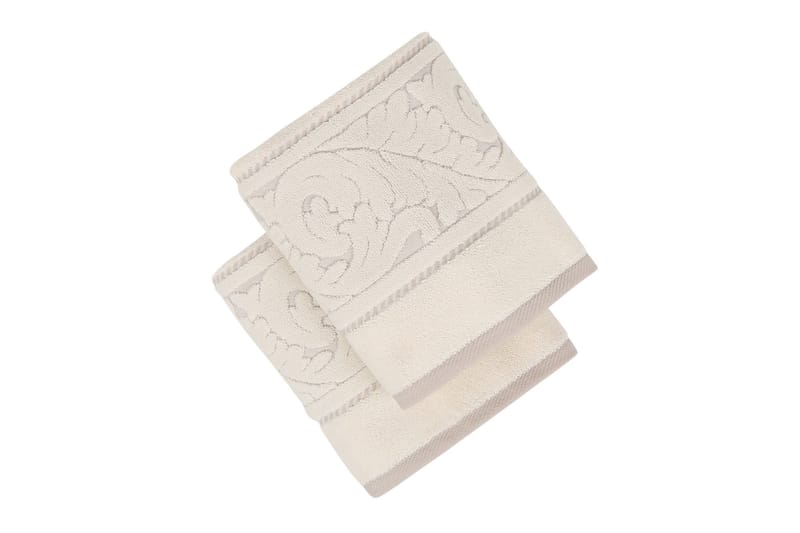 HOBBY Handduk 50x90 2-pack Creme - Textilier & mattor - Badrumstextilier - Handduk