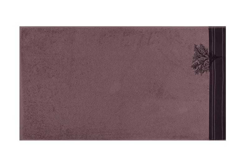 Hobby Handduk 50x90 cm 2-pack - Vinröd/Brun - Textilier & mattor - Badrumstextilier - Handduk
