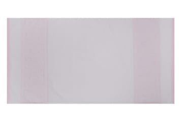 HOBBY Handduk Set om 2 Vit/Rosa - Textilier & mattor - Badrumstextilier - Handduk