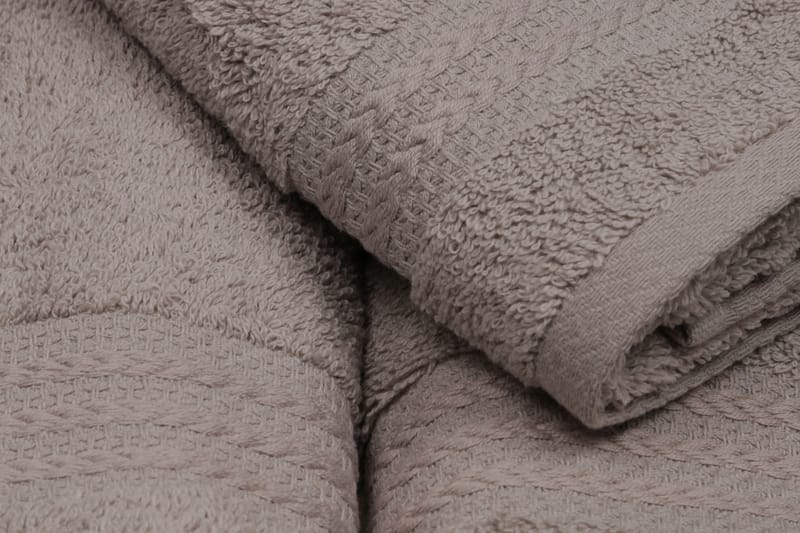 Hobby Handduk Set om 3 - Grå - Textilier & mattor - Badrumstextilier