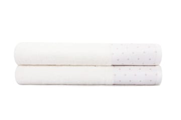 Landercost Badhandduk 2-pack - Beige/Kräm - Textilier & mattor - Badrumstextilier - Badlakan & badhandduk