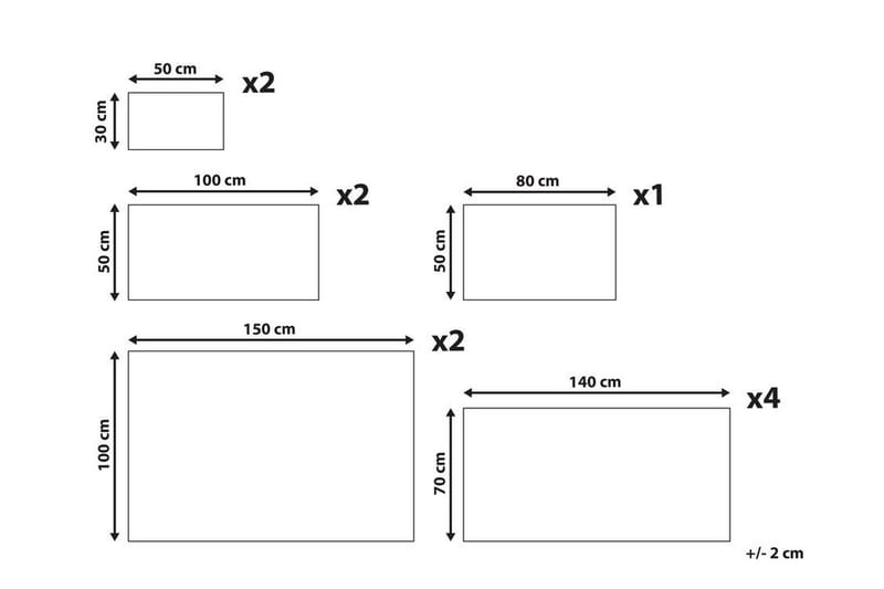 LORDELO Handduksset 11-pack Grå - Textilier & mattor - Badrumstextilier - Handduk