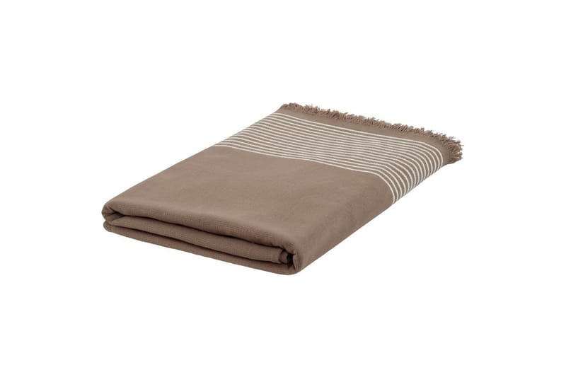 Strandbadlakan Horisont 80 x 160 cm Brun - Brun - Textilier & mattor - Badrumstextilier - Badlakan & badhandduk