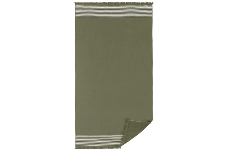 Strandbadlakan Horisont 80 x 160 cm Grön - Grön - Textilier & mattor - Badrumstextilier - Badlakan & badhandduk