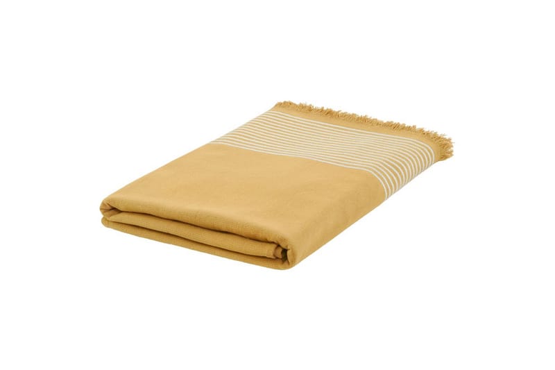 Strandbadlakan Horisont 80 x 160 cm Gul - Gul - Textilier & mattor - Badrumstextilier - Badlakan & badhandduk