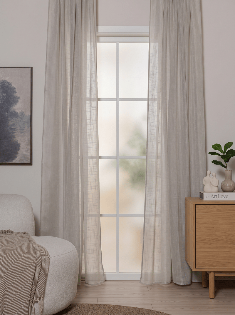 Gardin Stella 140x250 cm - Linen - Textilier & mattor - Gardiner & gardinupphängning