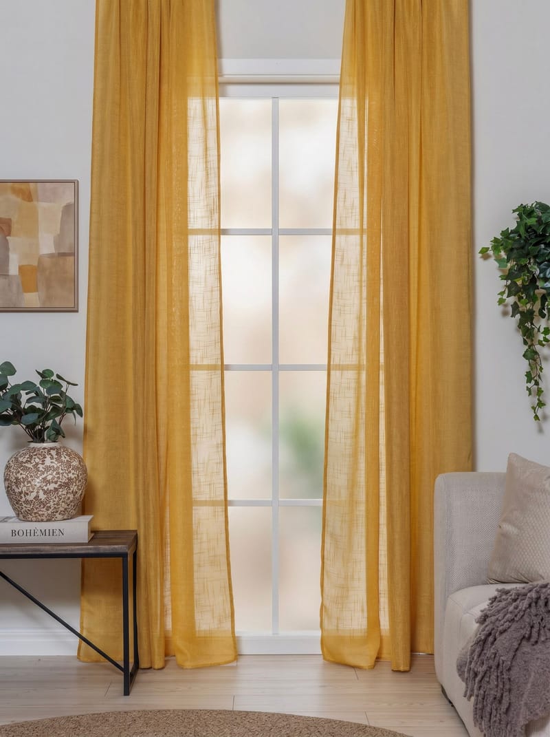 Gardin Stella 140x250 cm, Yellow