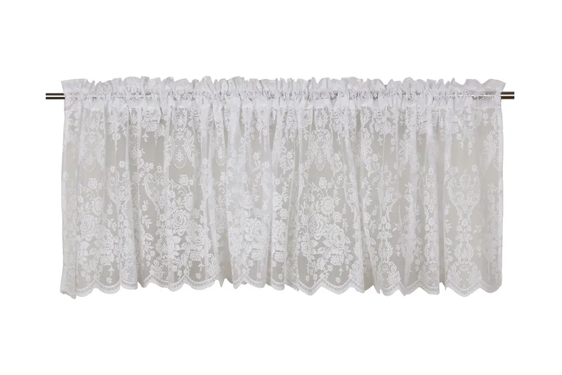 Ella Gardinkappa Kanal 55x250 cm, Vit