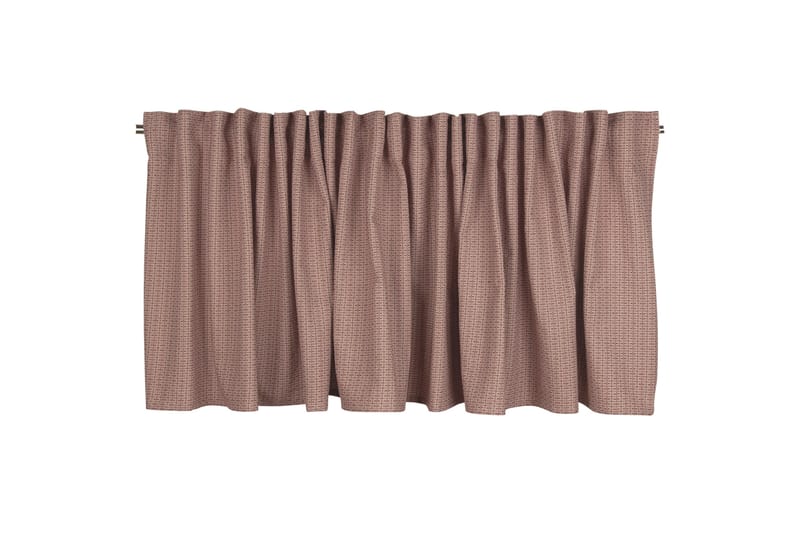 Sissel Gardinkappa 55 cm Beige/Röd