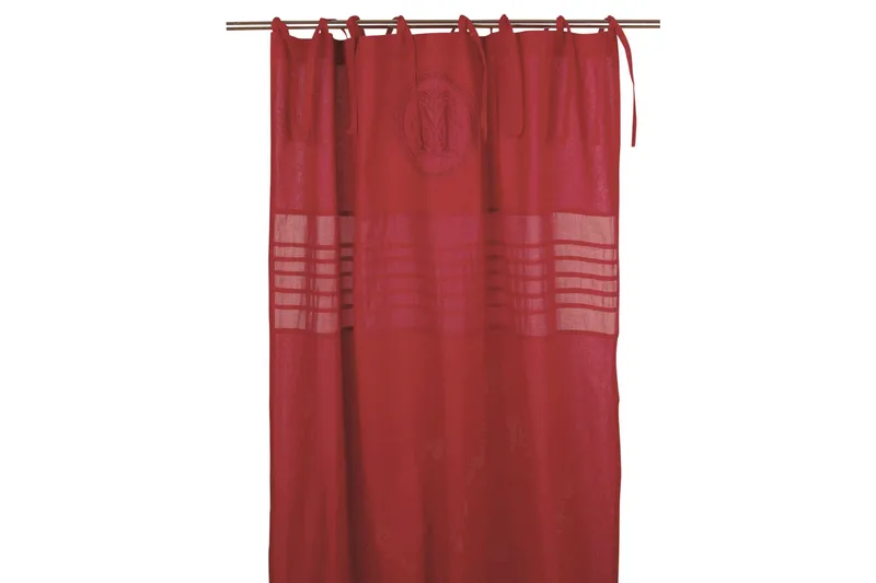 Molly Gardinlängd 120x240 cm, Röd