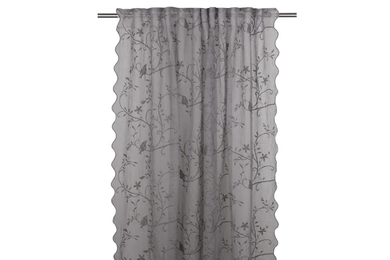 Bird Gardinlängd 130x250 cm, Grå