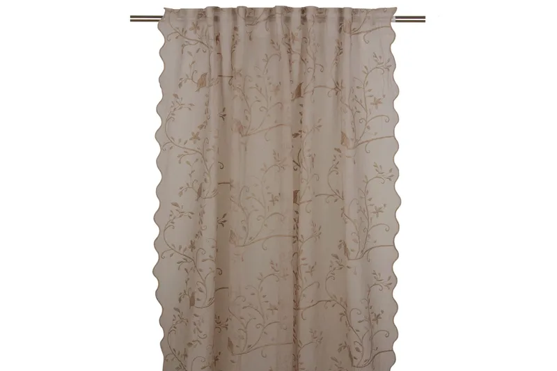 Bird Gardinlängd 130x250 cm, Lin